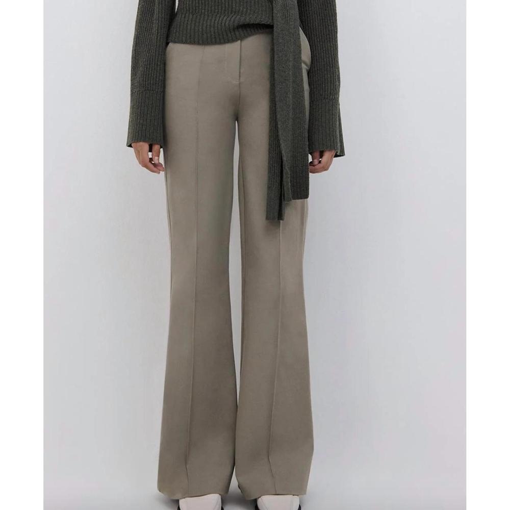 NEW JONATHAN SIMKHAI kassandra bootcut pant in olivine
